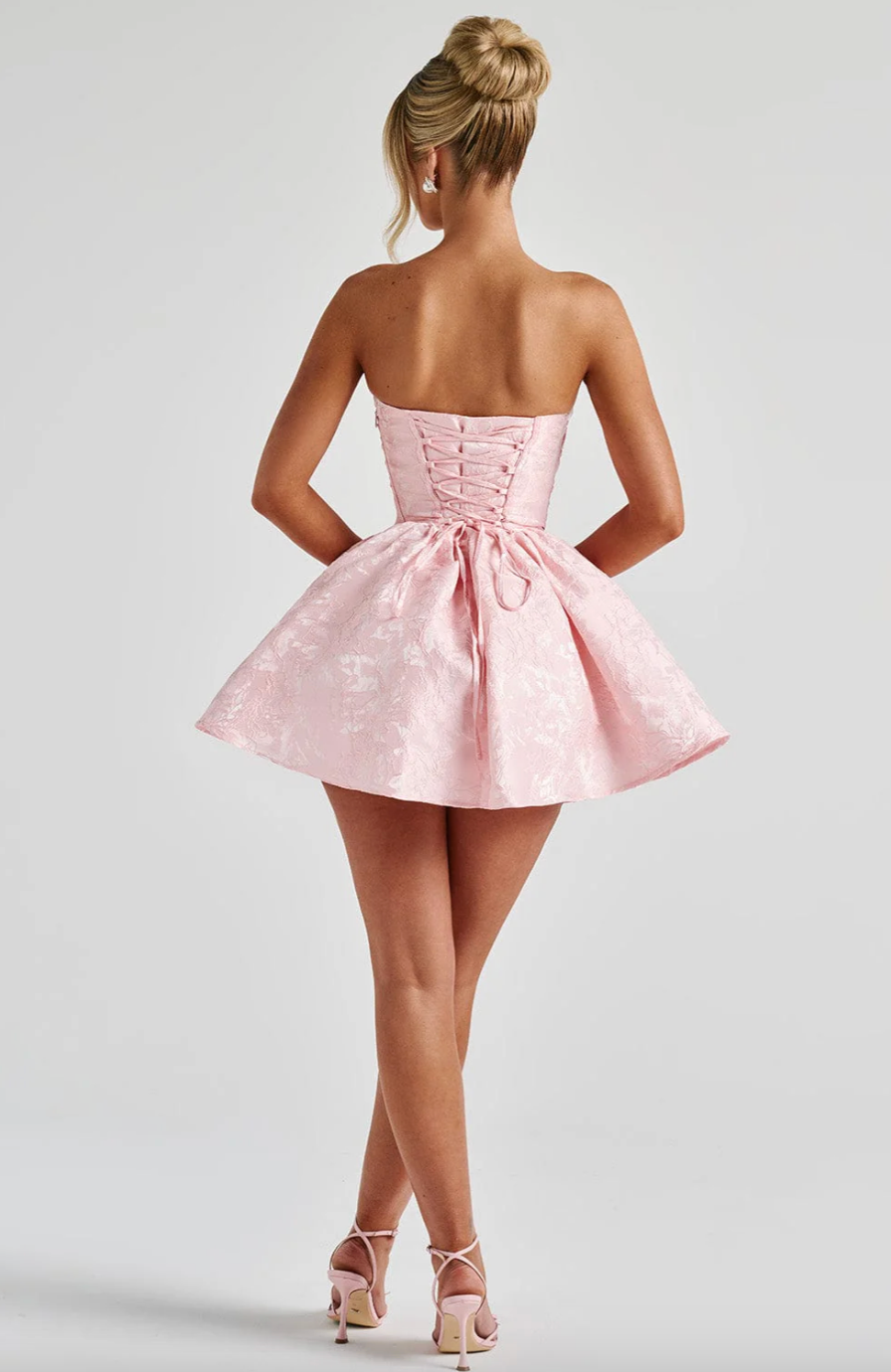 Mini robe avec cordes et noeud amovible