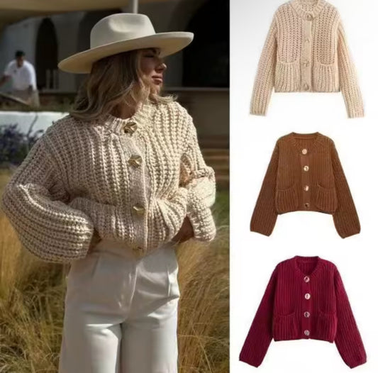 Cardigan élégant avec poches