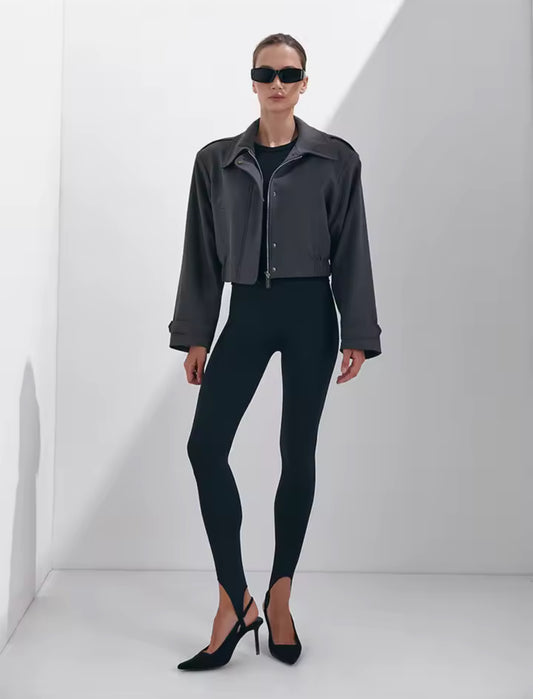 Legging avec bretelles pied