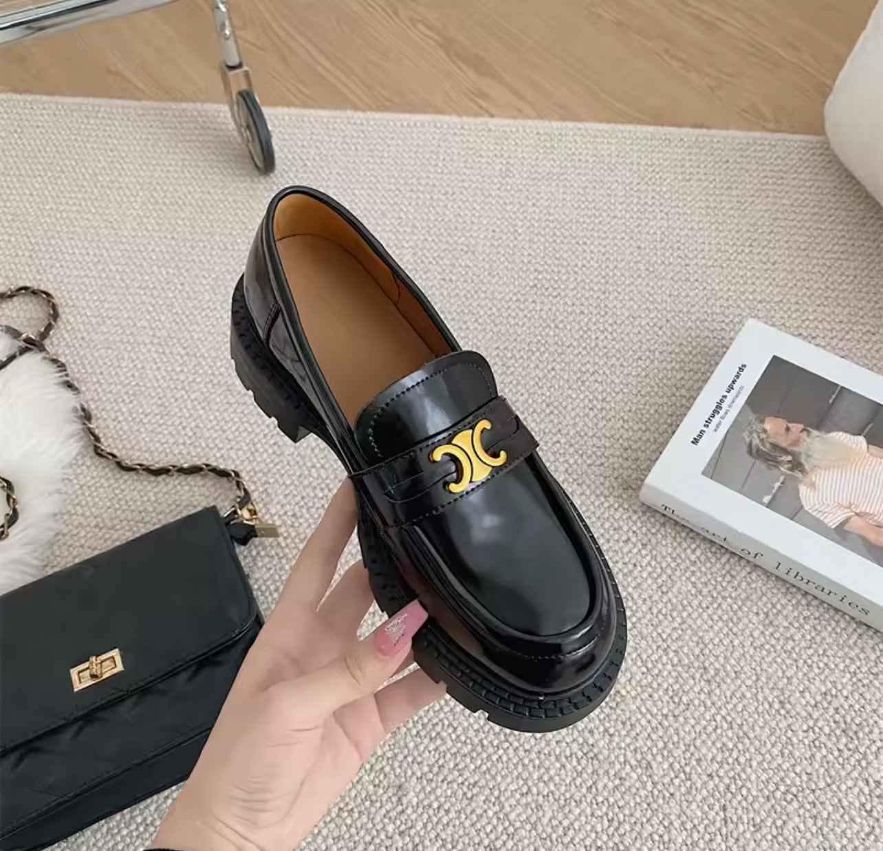 Mocassins en similicuir